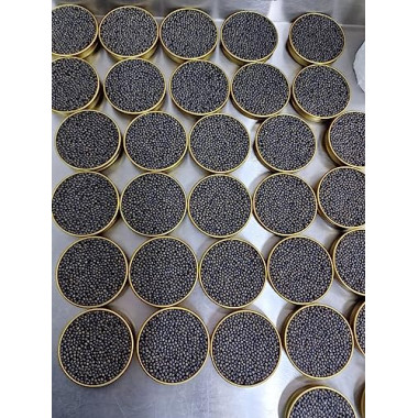 Osetra Black Caviar 125gr, CASPIAN from Azerbaijan (Acipenser Gueldenstaedtil)